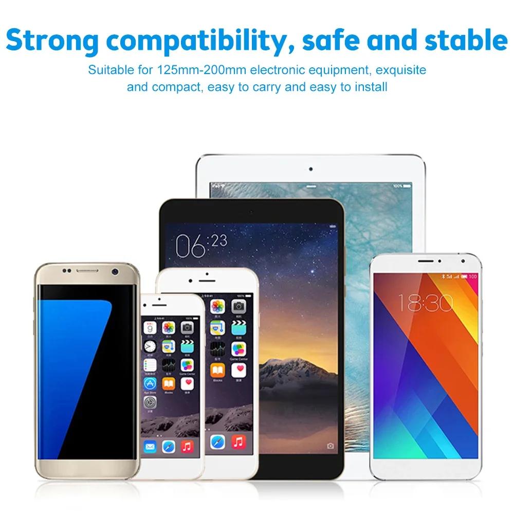 Car Tablet Holder for Headrest Adjustable Car Seat Back iPad Mount Mobile Cell Phone Stand Clip Auto Road Trip Accessory Kids