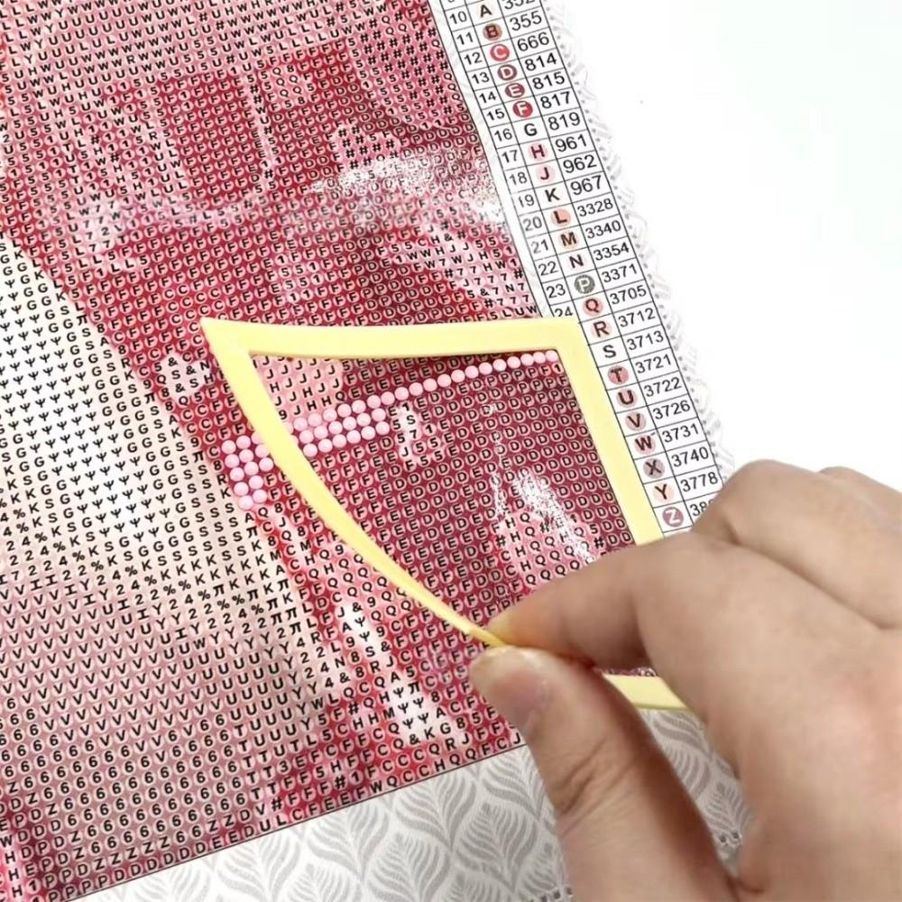 2Pcs Reusable Grid Alignment Frames Multi-Specification Diamond Painting Guide Tool