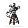 655pcs Creative MOC Vintage Camera Model Assemblage Building Blocks Collectible Ornaments Kids Toys Birthday Gifts