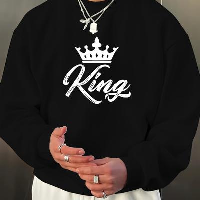 Comfortable, Ideal for Active Lifestyles & Errands, Men's Crew Neck Sweatshirt