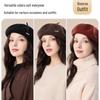 JIUMU Women's Wool Felt Beret Hat