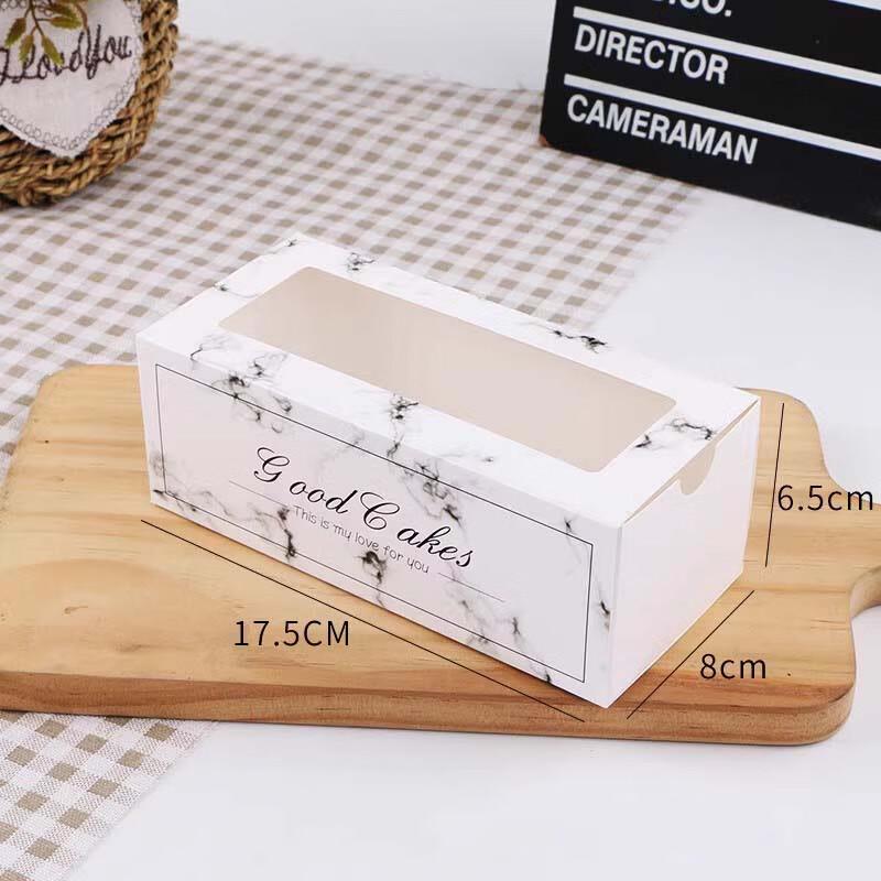 

Коробки для десертов с мраморным узором