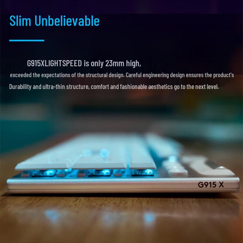 Logitech G915 X LIGHTSPEED Low-Profile Gaming Keyboard