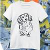 Cute Puppy Dog Graphic T Shirt Animal Lover Unisex Cotton Tee Alternative optio