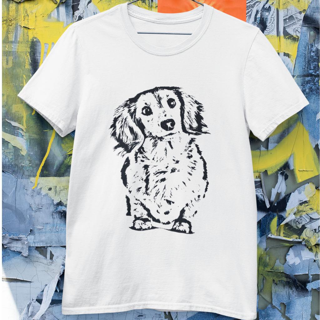 Cute Puppy Dog Graphic T Shirt Animal Lover Unisex Cotton Tee Alternative optio