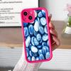Aesthetic Stones Mobile Phone Case for iPhone 17 16 15 14 13 12 11 Air Pro Max Plus Thicken TPU Colorful Cover Luxury Cellphones