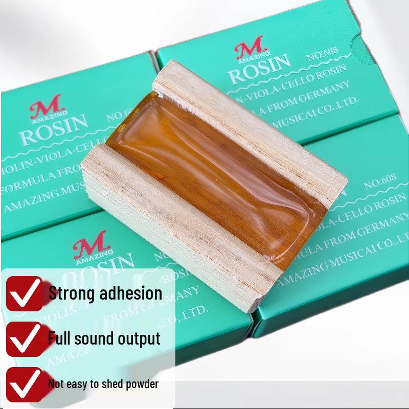 Universal Green Violin & Erhu Rosin: Enhances Sound Quality, Reduces Dust for String Instruments