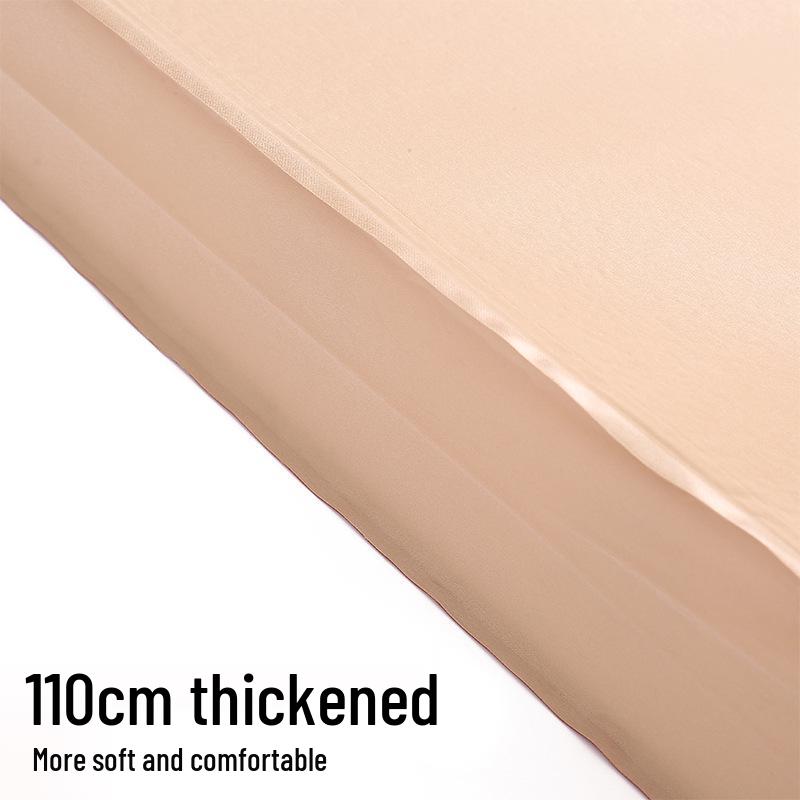 Self-Inflating Outdoor Camping Cheese Mat - High Elastic Waterproof Air Cushion with Built-in Pump for Home or Nap