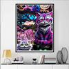 Disney Pittura Diamante Fai da Te 5D Alice nel Paese delle Meraviglie Gatto Soriano Illustrazione di Gruppo Mosaico Ricamato Punto Croce Decorazione Casa Regali Artigianato