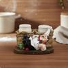 Resin Chef Figurine Spice Jars European Style Bottle Stand Great Gift Idea Kitchen