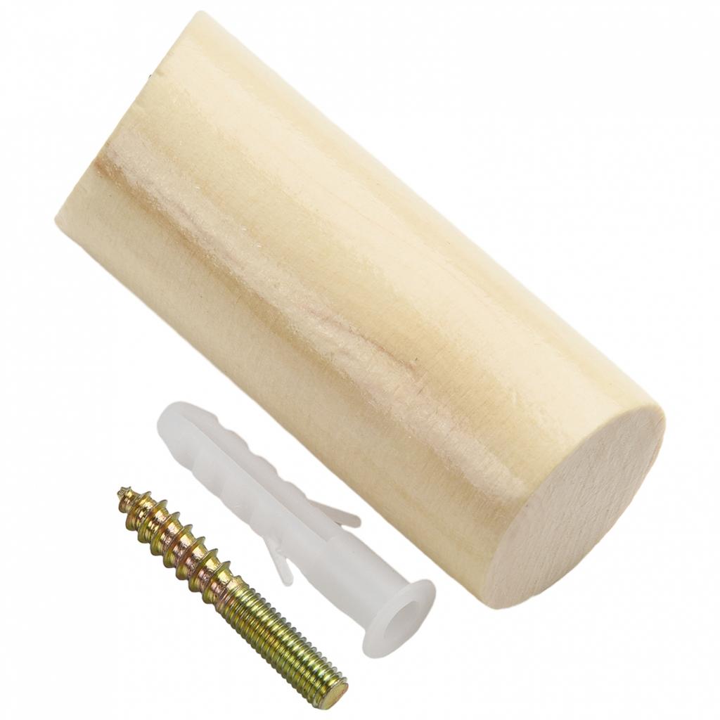 Durable and Practical Wood Wall Coat Hook Clothes Hanger Key Holder Storage