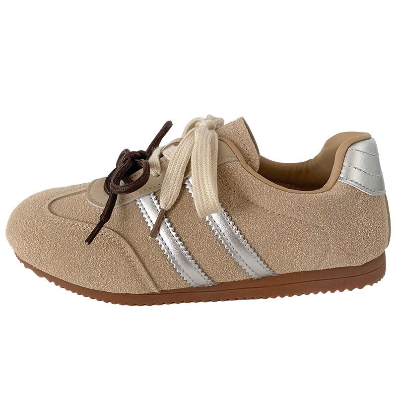 

XY-A329 латексная стелька дышащая универсальная немецкая тренировочная обувь 2025 года новая повседневная спортивная обувь для сноуборда в ретро-стиле для женщин 40 абрикосовый