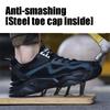 Leichte Arbeitsversicherungsschuhe für Männer, Anti-Smashing-Anti-Piercing-Arbeitsschuhe, vier Jahreszeiten, atmungsaktiv, rutschfest, verschleißfest, Isolierung, Sicherheitsschuhe
