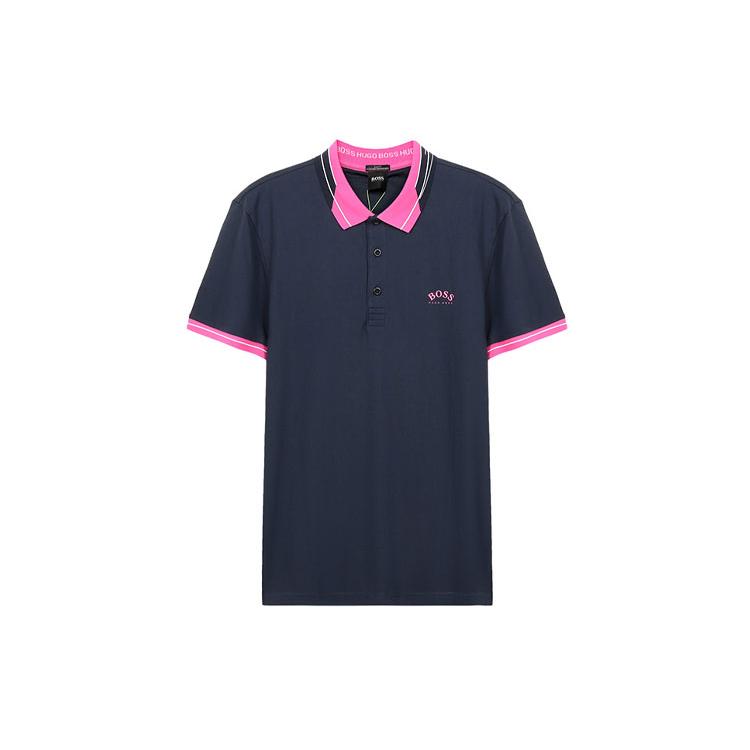 Hugo Boss Short Sleeved Polo Shirt Men's Marine Blue 50430810-410