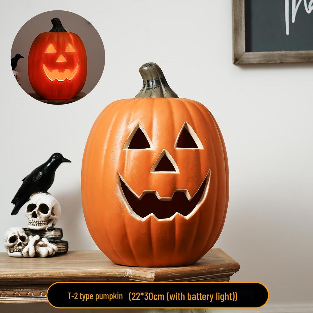Halloween Large Pumpkin Lantern: Festive Decor for Doorways, Bars, and Shops