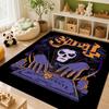 Dark Gothic Skeleton Bishop Rectangular Rug Soft Nonslip Carpet For Hallway Doorway Kitchen Home Decor Great Holiday Gift