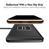 15W Car Wireless Phone Charger USB Silicone Car Wireless Charger Mat Non-Slip Fast Charging for Samsung Cellphone