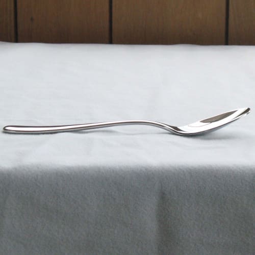 Nagao MIGAKI Curry Spoon and Pasta Fork Set, 18-8 Stainless Steel, Wooden Box, Made in Japan