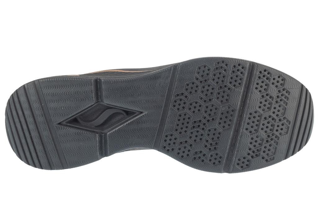 Skechers Arch Fit S-Miles - Sock Walk, Womens Black Sports Shoes