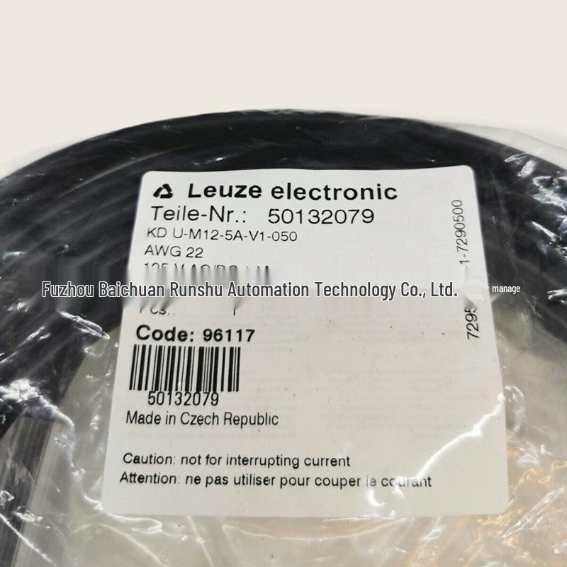 Соединительный кабель Leuze: KD U-M8-3W-V1-050 и KD U-M12-5A-V1-050 - Новый запрос M8-3W 050
