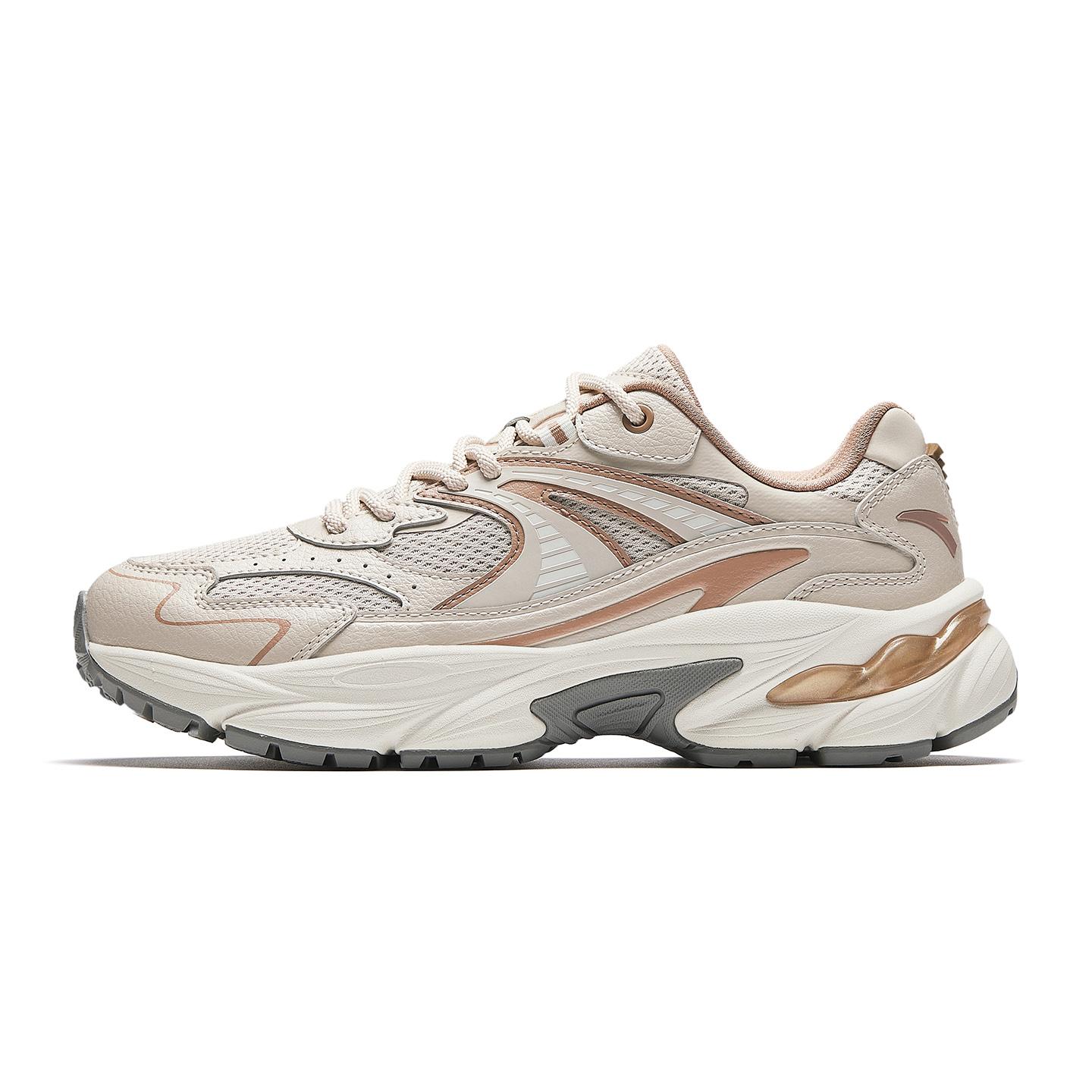 

Anta AT802 Cushioning Abrasion Resistant Height Increasing Casual Shoes Women s Chalk/Classic Umber Gray 922618882-4 36