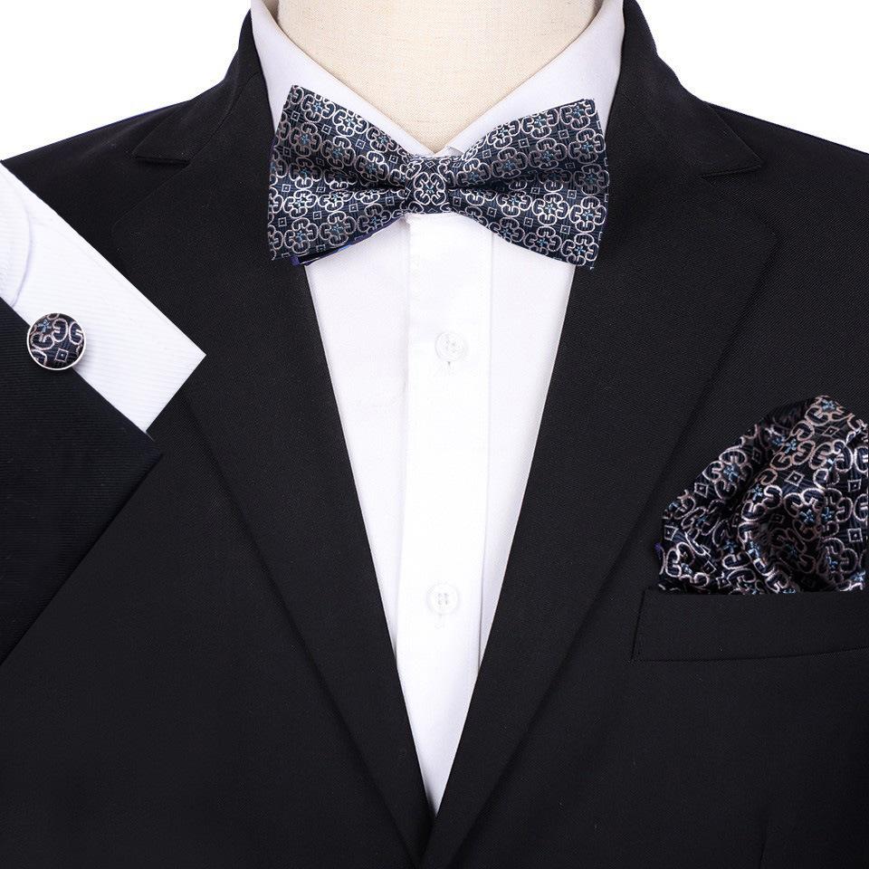 Men'S Groom Wedding Host Solid Color Bow Tie Best Man Suit Korean Version Shirt Bow Tie Wedding Men'S Bow