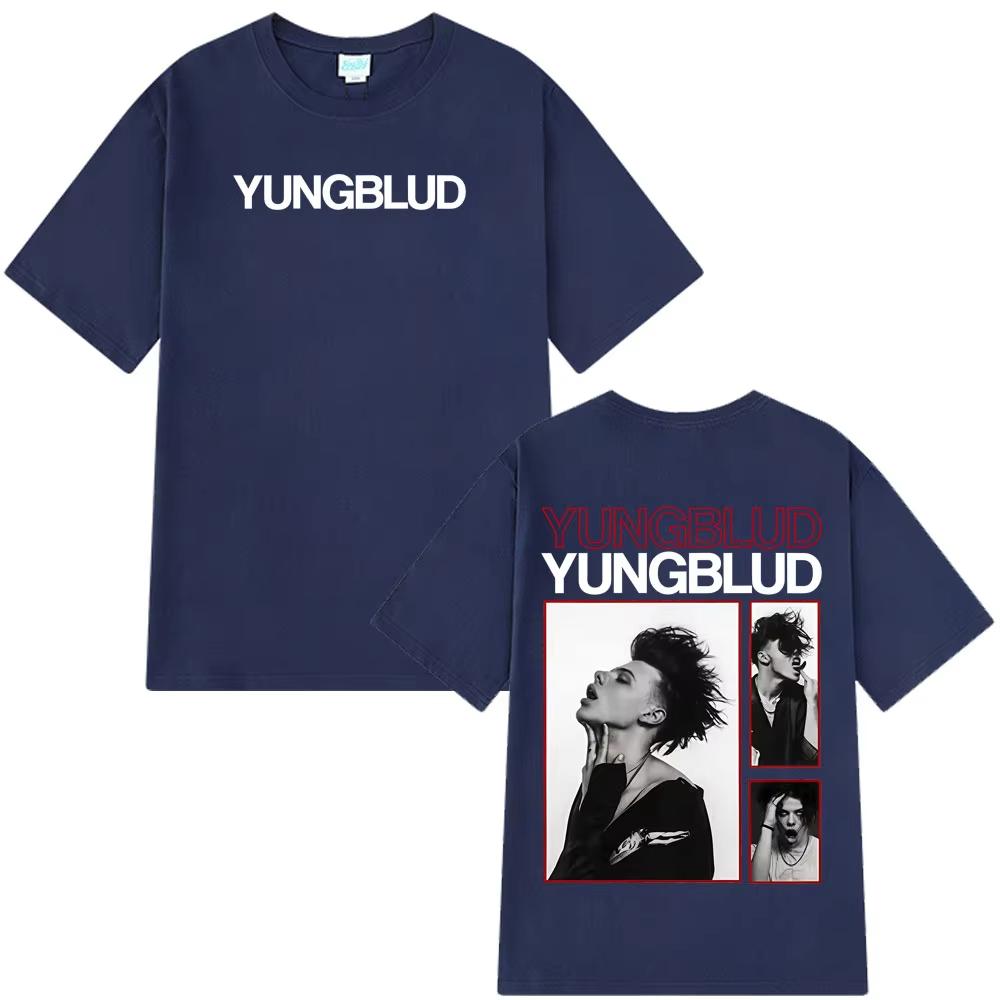 Singer Yungblud IDOLS Album Tour 2026 Vintage T Shirt Men Women Hip Hop Short Sleeve Tshirts Loose Casual Gothic Punk Tshirt