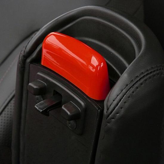 For Jeep Renegade 2015-2023 Glossy Red Center Console Armrest Box Switch Cover