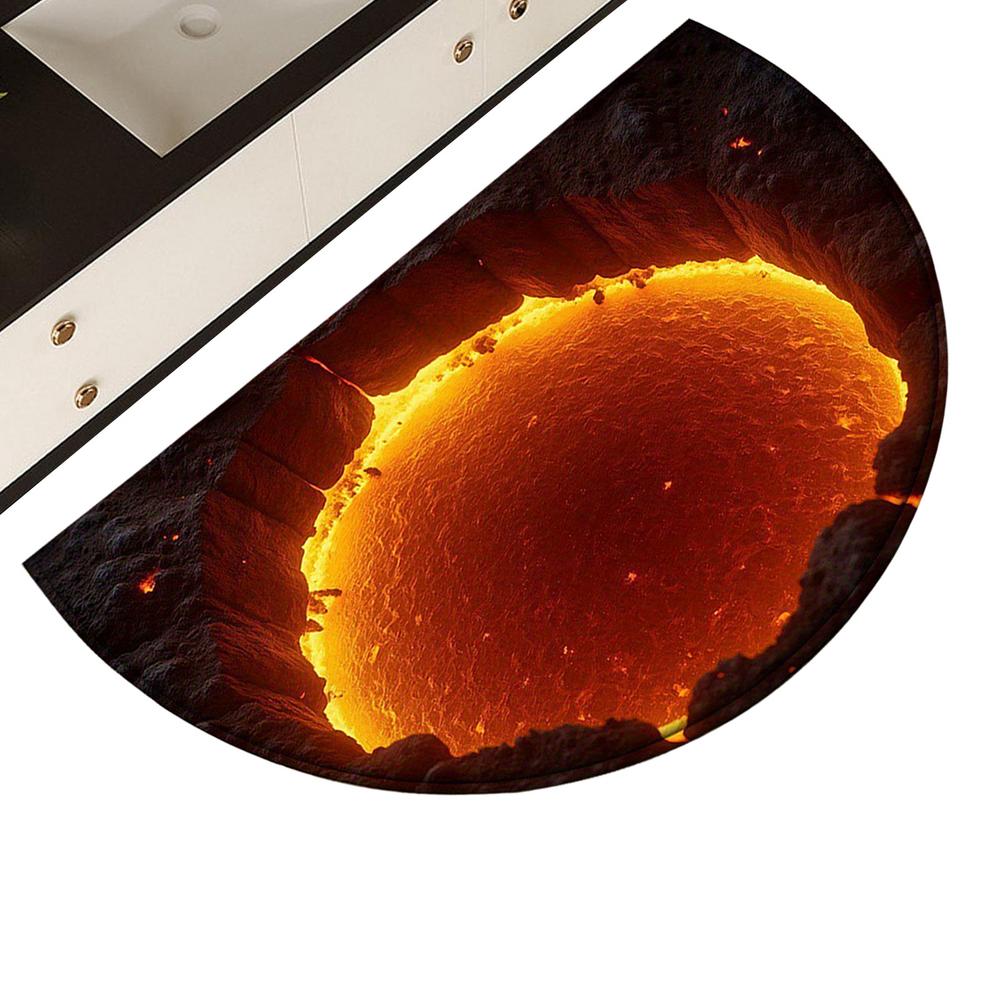 Optical Illusion Rug Soft Washable Non-Slip Home Decor 3D Carpets Optical Illusion Area Rug For Bedroom Living Room Kitchen