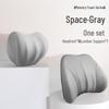 Cloud-Like Suede Memory Foam Headrest & Lumbar Support: Breathable Universal Car Cushion & Neck Pillow