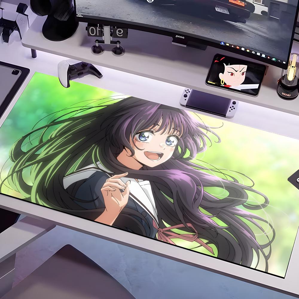 Kaoruko Waguri Mouse Pad Multiple Sizes Large Square Computer Office Game Table Mats Rubber Anti-slip Mousepads