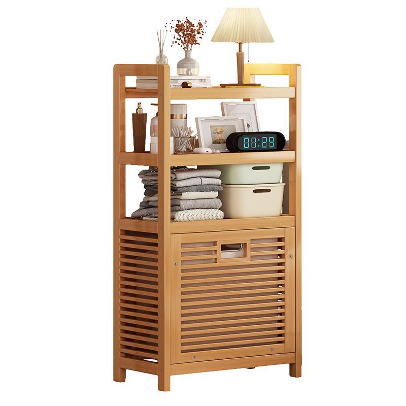 Multi-Layer Floor Storage Rack for Clothes and Bathroom Essentials