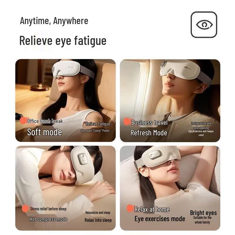Little Bear Heated Eye Massager Mask CN plug (adapter included)