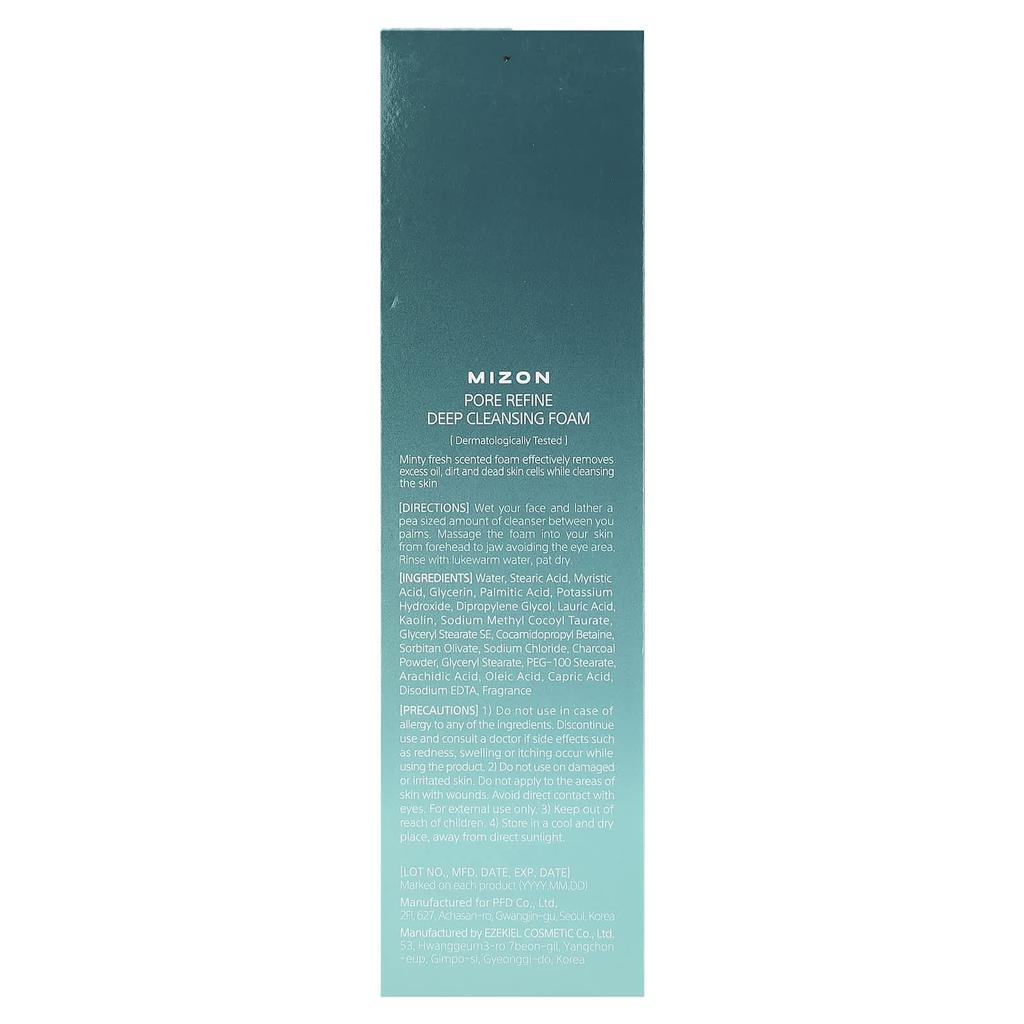 Mizon Deep Cleansing Foam, 120Ml(4.05Fl Oz)