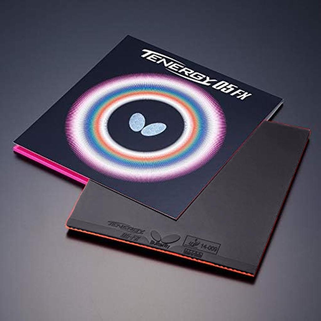 Butterfly Table Tennis Rubber, Tenergy 05 FX, Inner Soft, Tension (Spin), 05900, Black, Extra Thick