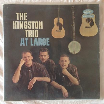 LP Record KINGSTON TRIO - At Large T1199 Capitol Records 1959 UK Pop Used