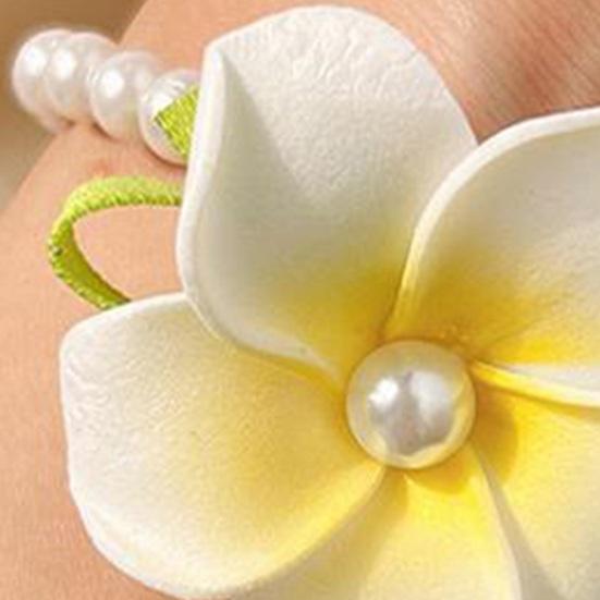 Haarnadel Faux-Perle Blumengeschmückt Mädchen Haarspange Helle Farbe Seitenpony Haarnadel Haarstyling-Werkzeug Haaraccessoires