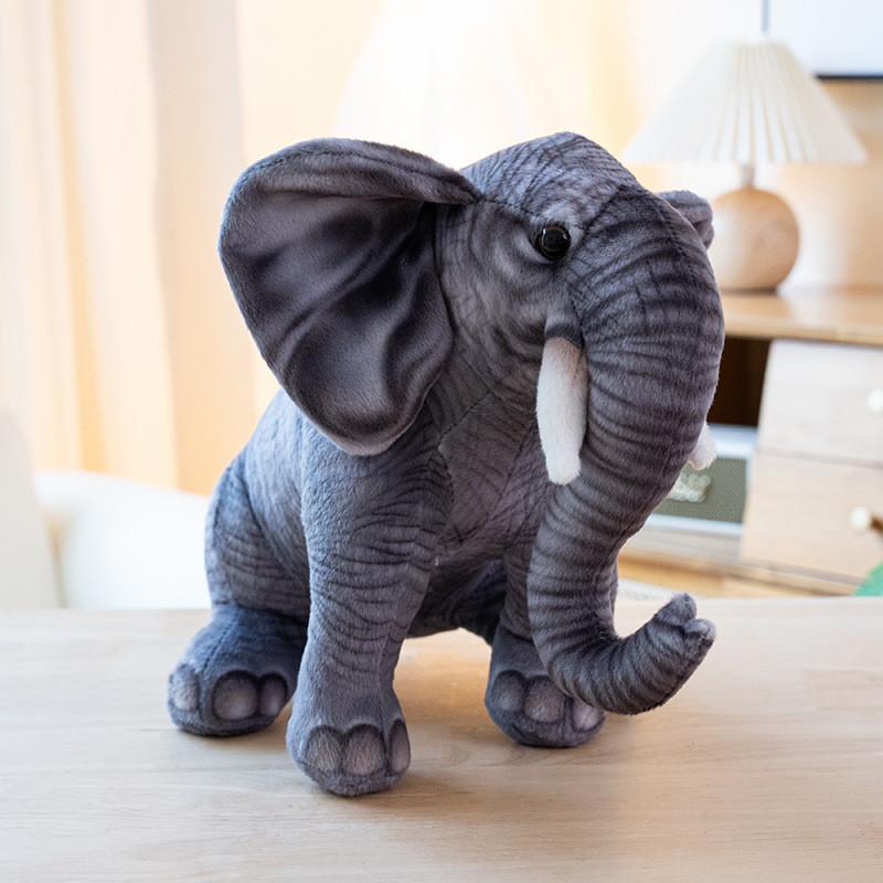 Rhinoceros Elephant Plush Play Cartoon Zoo Commemorate Children Gifts Holiday