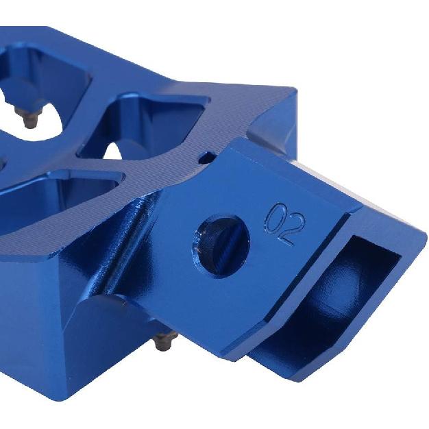 AnXin Motorcycle Foot Pegs Footpeg Pedals FootRest for PW50 1981- PW80 1983-2006 Pit Dirt Bike Blue