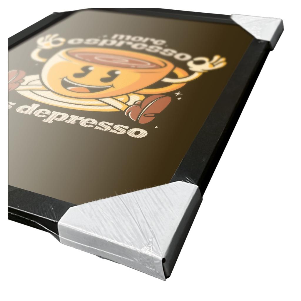 Pyramid International More Espresso Less Depresso Framed Poster