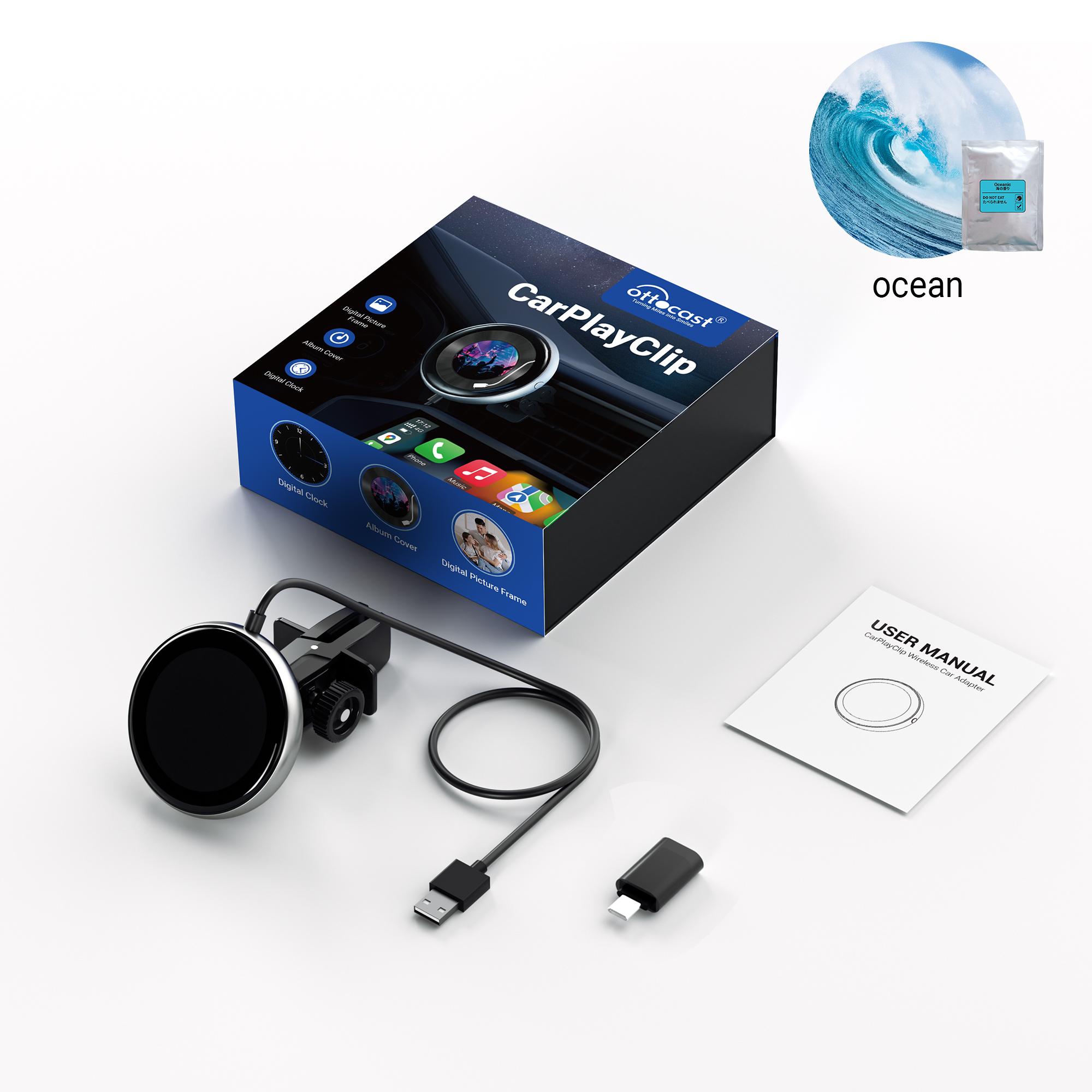 

Адаптер CarPlay с автомобильным диффузором, цифровая фоторамка, автомобильные аксессуары для Volkswagen Ford Mercedes Benz Ocean-for OEM CarPlay Car