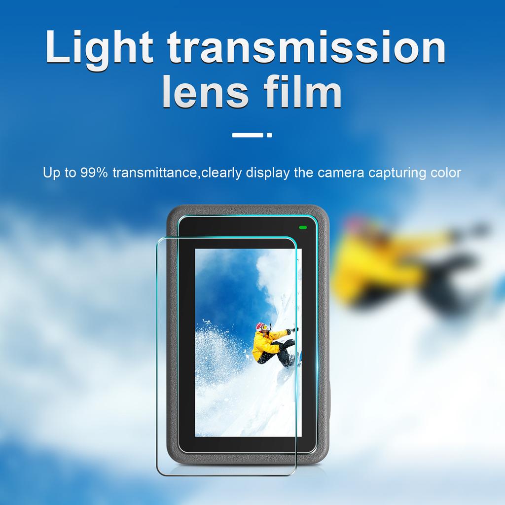 6pcs Screen Protector for Camera Tempered Glass Screen Cover 2* Lens Protectors 2* Front Screen Protectors 2* Back Screen Protectors Anti-Scrach