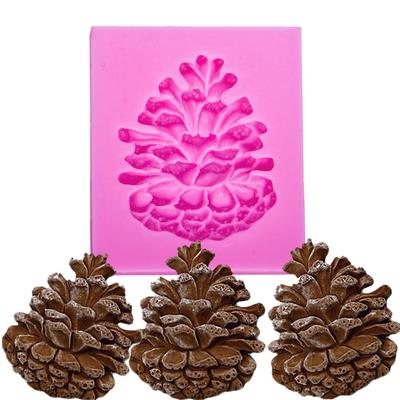 Backform Silikonform Pinienkerne geformt 3D Fondant Kuchen Formen Schokolade Gebäck Süßigkeiten machen Dekoration Werkzeuge