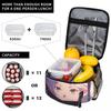 Frieren Beyond Journey's End Anime Insulated Lunch Bag for Women Kids Portable Food Boxes Thermal Lunch Box Tote
