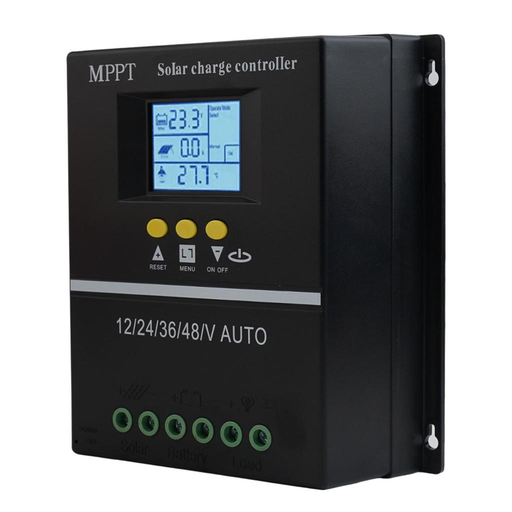 MPPT Solar Charge Controller Compatible with DC12V/24V/36V/48V Batteries Featuring User Centric Design Elements