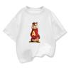 Potdemiel Cartoon Alvin and The Chipmunks T Shirt Kid Tee Girl Clothing Boy Top Teenage Cute Childrens Clothes 212 Years