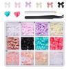 1Box 3D Nails Charm Butterfly Nails Art Mixed Ribbon Crafts Accessories Nails Art Decorations for Nails Enthusiasts