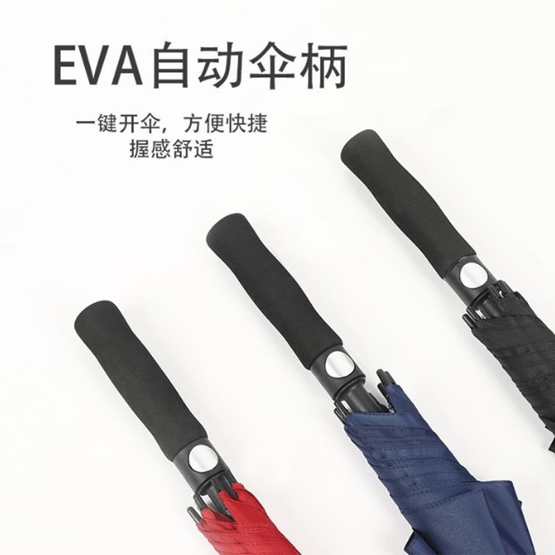 Umbrella wholesale large business golf umbrella automatic straight rod long handle umbrella can print logo gift advertising umbrella wind resistance