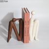 Sculpture Résine Personnage Minimaliste Figure Abstraite Œuvre d'Art Décoration de Bureau Statue Esthétique Pièce Ornements Décoration Intérieure Moderne