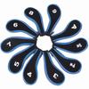 10pcs Zippered Golf Club Head Covers Number Printed Golf Club Cover Iron Club Covers Golf Course
